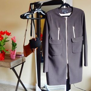 Black double pocket jacket